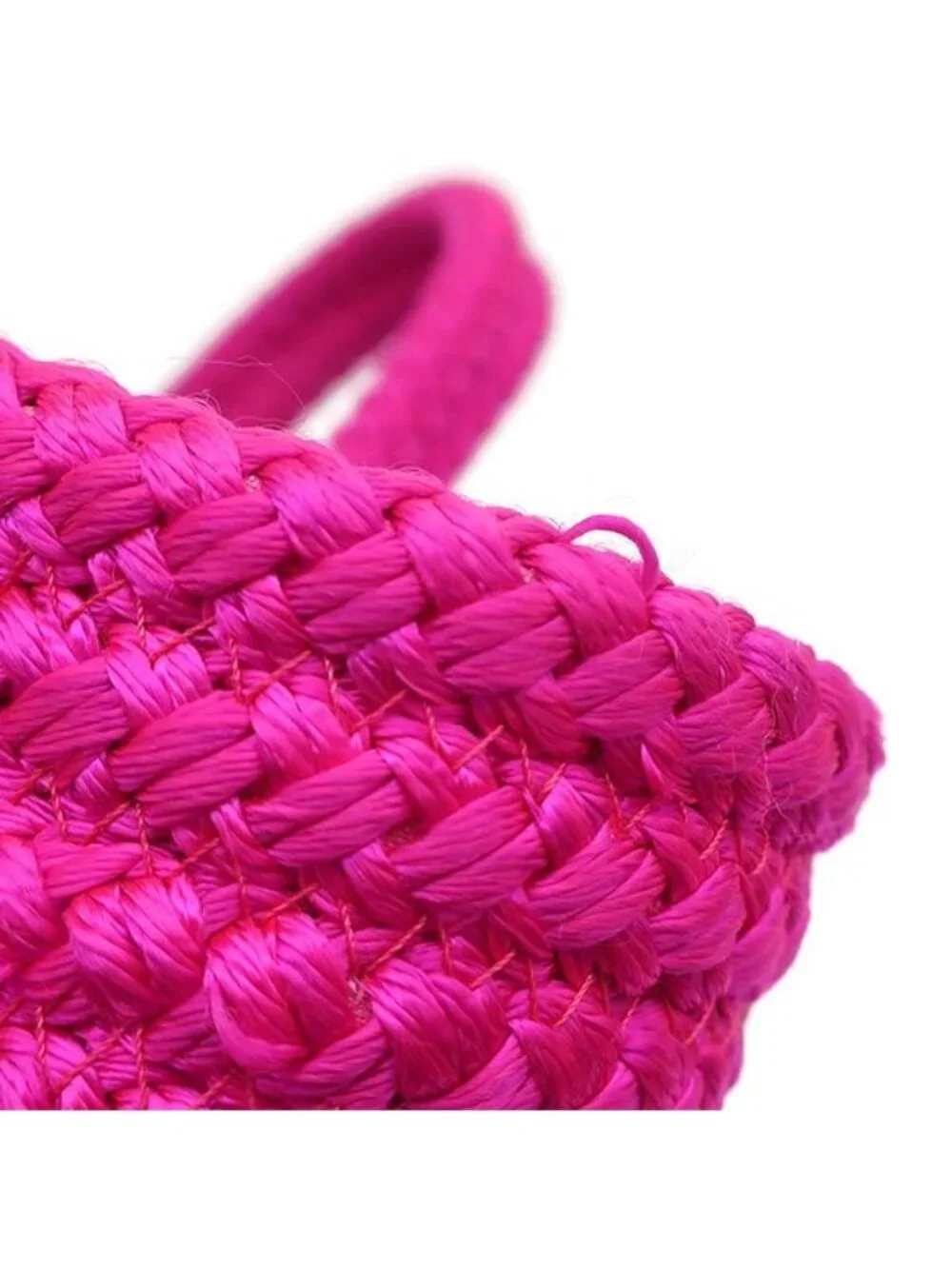 Balenciaga 2-Way Bag Ibiza Basket Bag Nylon Leather Pink Silver Vivid Handbag